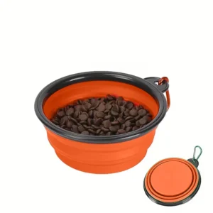 Portable Collapsible Pet Water & Food Bowl
